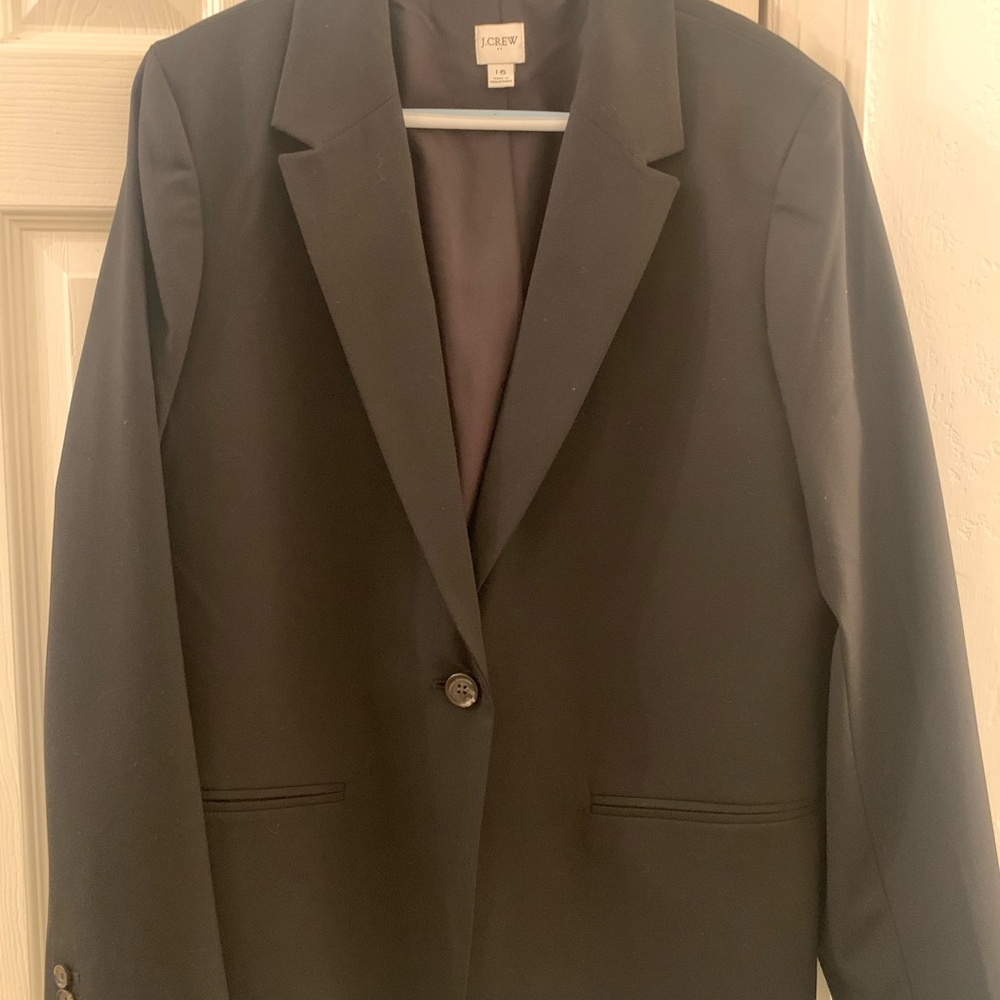 J. Crew Classic Black Suit Jacket